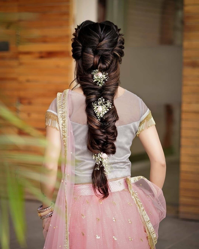 bridal hairstyle for reception